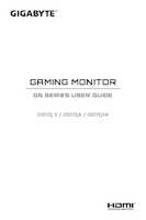 Datasheet for Gigabyte GS27Q X, EAN: 4719331855611