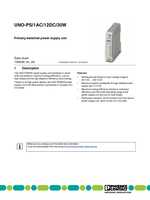 Datasheet for Phoenix Contact 2902998, EAN: 4046356728812