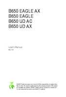 Datasheet for Gigabyte B650 EAGLE, EAN: 4719331863081