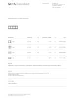 Datenblatt zu Gira 021465, EAN: 4010337214656