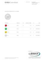 Datenblatt zu Gira 080601, EAN: 4010337806011