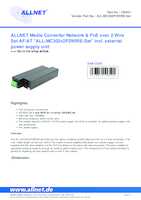 Datasheet for Allnet ALL-MC302P2WIRE-Set, EAN: 4038816106520