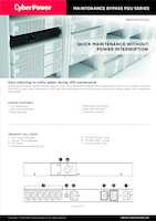 Datasheet for CyberPower MBP20HVIEC6A