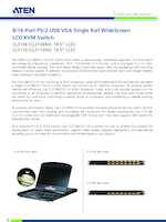 Datasheet for Aten CL3108NX-ATA-GG, EAN: 4719264648977