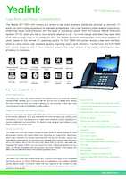 Datasheet for Yealink 1301112, EAN: 6938818307674