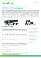 Datasheet for Yealink 1106939, EAN: 6938818307469