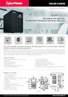 Datasheet for CyberPower OLS3000EA-DE, EAN: 4711027790251