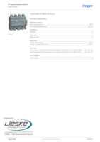 Datasheet for Hager HBT100F, EAN: 3250613150808