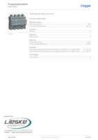 Datasheet for Hager HBT160F, EAN: 3250613150839