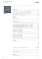Datasheet for Hager HMS161JC, EAN: 3250613145804