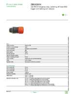 Datasheet for Schneider Electric ZB5AS834, EAN: 3389110906912