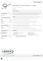 Datasheet for Kensington K65042M, EAN: 0085896650423
