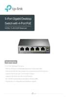 Datasheet for TP-Link TL-SG1005P, EAN: 6935364083212