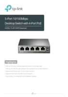 Datasheet for TP-Link TL-SF1005P, EAN: 6935364083199
