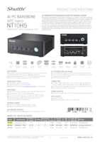 Datasheet for Shuttle NT10H5, EAN: 0887993007663