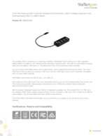 Datasheet for Startech.com HB30C4AIB, EAN: 0065030874335