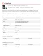 Datasheet for Kingston SDCG4/256GB, EAN: 0740617347999