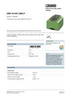 Datasheet for Phoenix Contact 2954785, EAN: 4017918085124