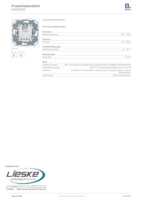 Datasheet for Berker 85221100, EAN: 4011334375906