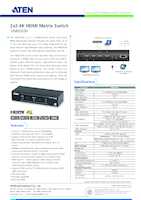 Datasheet for Aten ATEN VM0202H, EAN: 4719264645501