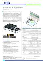 Datasheet for Aten ATEN VS184B, EAN: 4719264645419