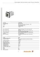Datasheet for Weidmüller 1650570000, EAN: 4008190870942