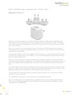 Datasheet for Startech.com USB2PACWH, EAN: 0065030860673