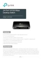 Datenblatt zu TP-Link TL-SF1024M, EAN: 6935364092160