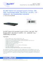 Datasheet for Allnet ALL-SG8652PMJ-10G-850W, EAN: 4038816219589