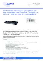 Datenblatt zu Allnet ALL-SG8626PMJ, EAN: 4038816129697