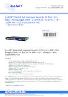 Datasheet for Allnet ALL-SG8628PMJ-10G, EAN: 4038816129703