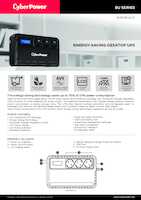 Datasheet for CyberPower BU650EULCD, EAN: 4711027791999
