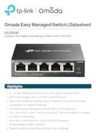 Datasheet for TP-Link ES205GP(UN), EAN: 8885020620931
