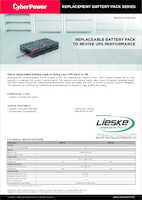 Datasheet for CyberPower RBP0157, EAN: 4711027791166
