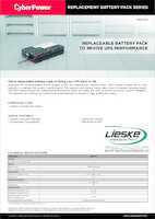 Datasheet for CyberPower RBP0156, EAN: 4711027791821