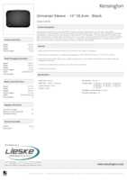 Datasheet for Kensington K62610WW, EAN: 0085896626102