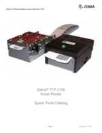 Datasheet for Zebra P1029257-007