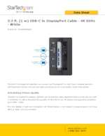 Datasheet for Startech.com CDP2DPMM1MW, EAN: 0065030820554