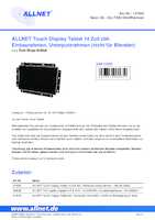 Datenblatt zu Allnet ALLTAB14ZollRahmen, EAN: 4038816147356