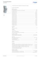 Datasheet for Hager MCN125, EAN: 3250614311178