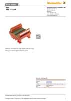 Datasheet for Weidmüller 0181461001, EAN: 4032248047406