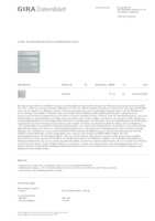 Datenblatt zu Gira 5539000, EAN: 4010337022503