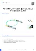 Datasheet for LevelOne AOC-0501, EAN: 4015867224137