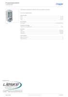 Datasheet for Hager ZAY95029, EAN: 3250611074786
