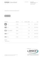 Datasheet for Gira 0214408, EAN: 4010337120162