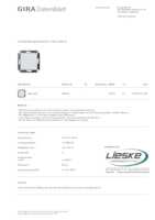 Datenblatt zu Gira 236400, EAN: 4010337121749