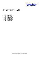 Datasheet for Brother TD4520DNXX1, EAN: 4977766798266