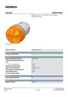 Datasheet for Siemens 3SB20016BE06, EAN: 4011209027947