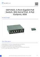 Datasheet for LevelOne GEP-0523, EAN: 4015867207437