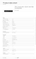 Datasheet for APC SMT1500RMX93, EAN: 0731304433651